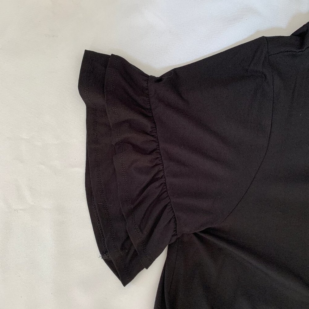 New CYNTHIA ROWLEY Ruffle Sleeve Dress - Picture 3 of 5
